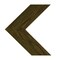 Ekena Millwork 11"W x 12"H x 3/4"D Vintage Farmhouse 3 1/2" Chevron, Barnwood Decor Collection, Restoration Green DECR11X12X075CHVGR - alternate 1